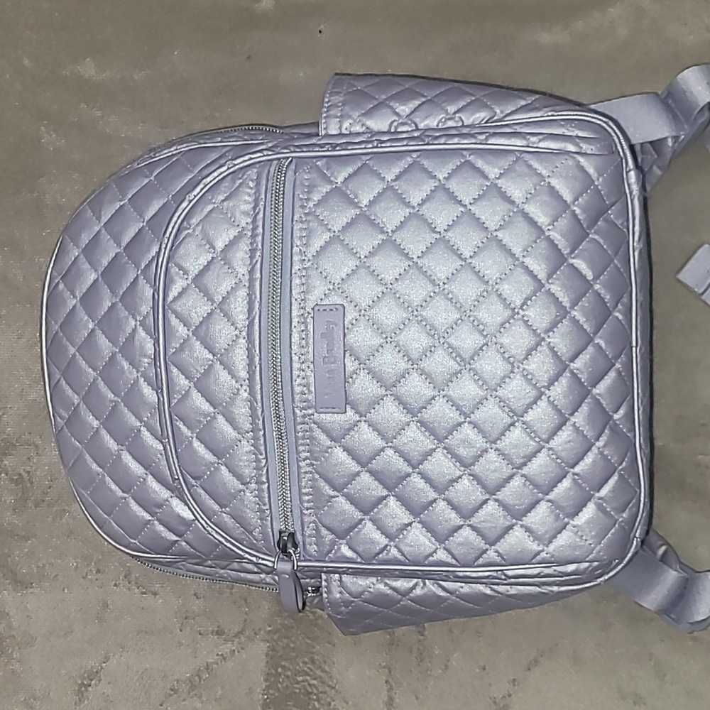 Vera Bradley Quilted Lavender Backpack